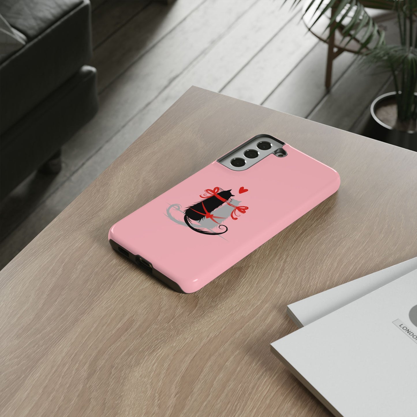 Cute Tough Phone Case, Trendy Glossy Finish, Durable and Fashionable, Stylish Everyday Cover, Smartphone Protection