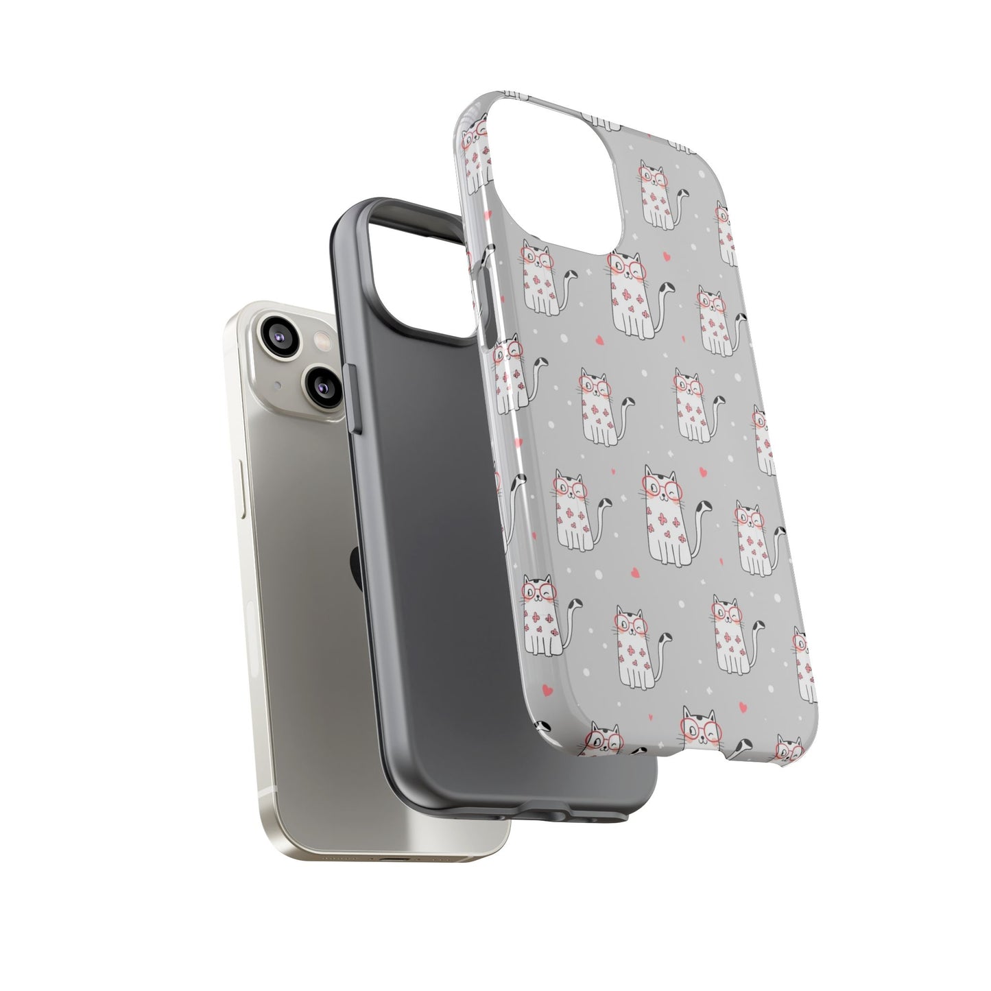 Durable Tough Phone Case, Stylish Glossy Cover, Trendy Cute Design, Perfect for Smartphone Use