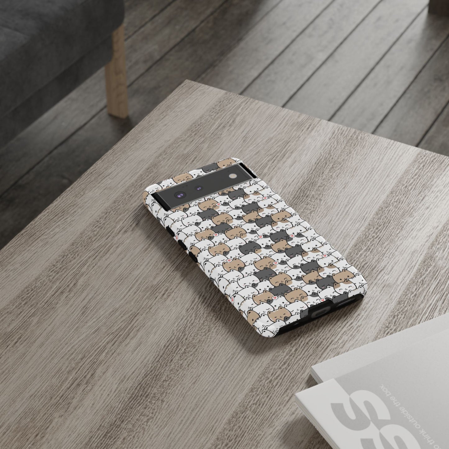 Tough Phone Case, Glossy Cute Finish, Durable and Stylish Design, Trendy Smartphone Protection