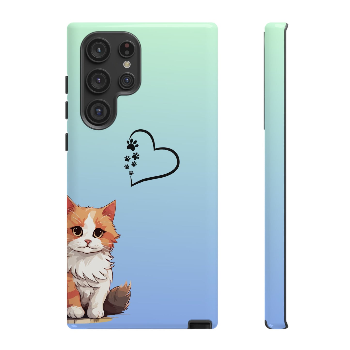 Trendy Tough Phone Case, Glossy Finish, Durable and Stylish, Cute Design for Smartphone Protection