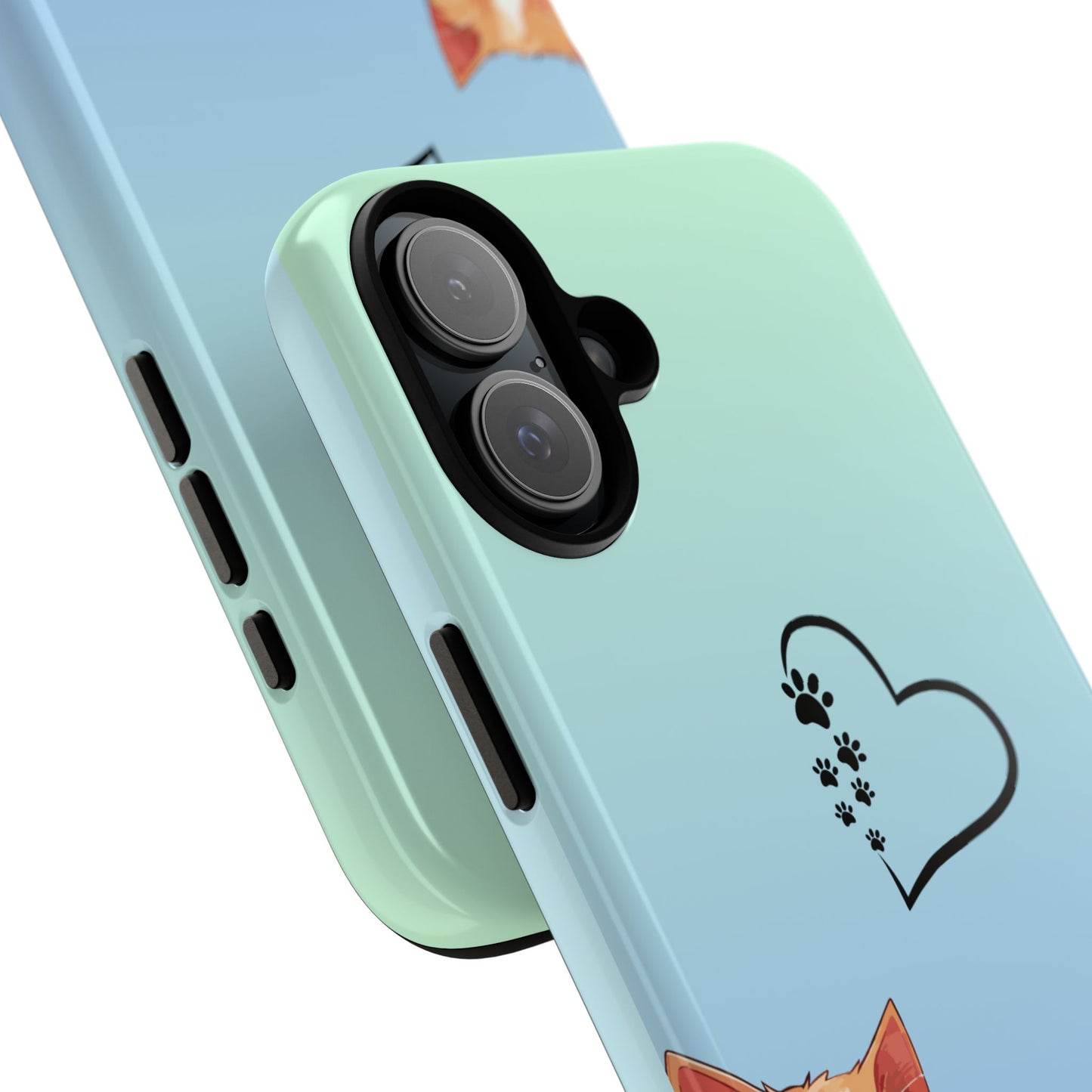 Trendy Tough Phone Case, Glossy Finish, Durable and Stylish, Cute Design for Smartphone Protection