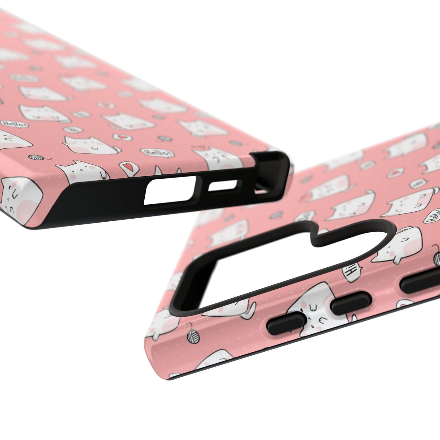 Tough Phone Case, Durable Glossy Cover, Trendy Stylish Design, Cute Protection for Smartphones