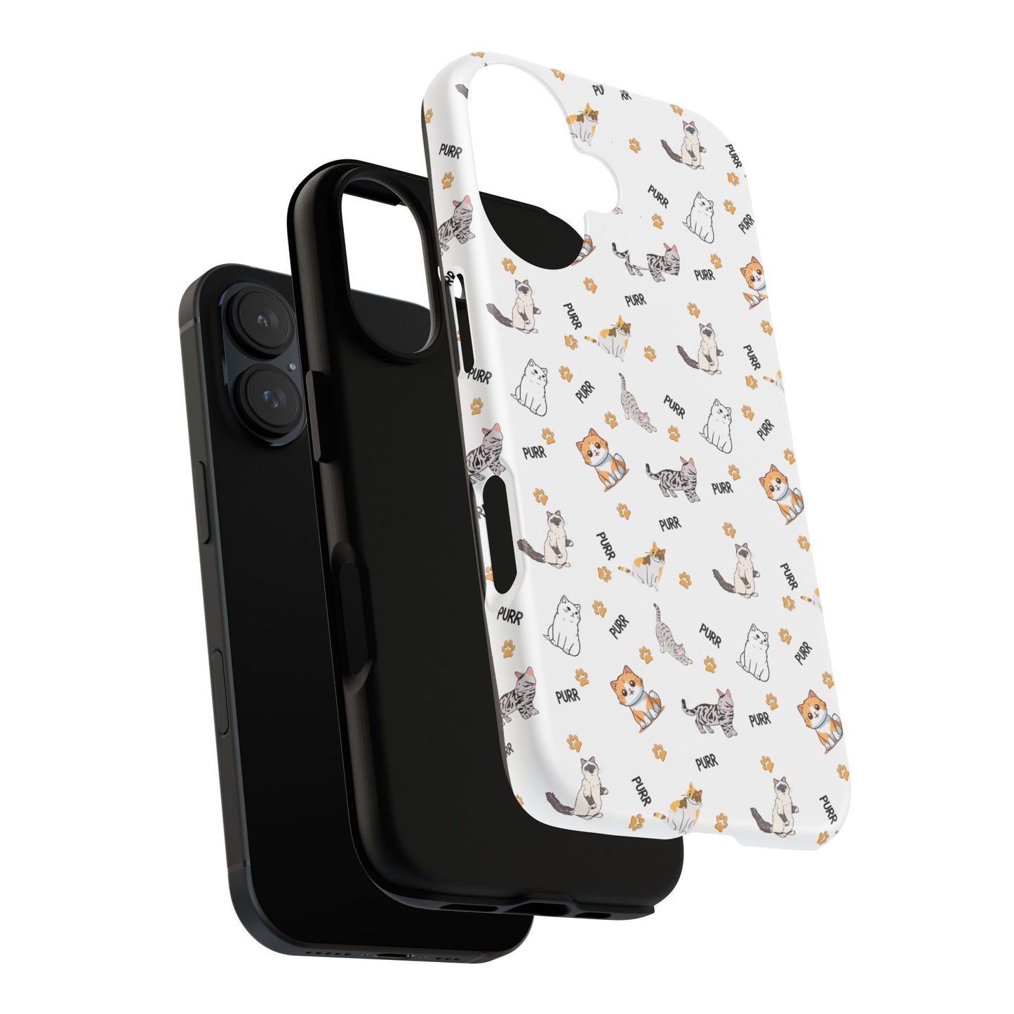 Tough Phone Case, Glossy Finish, Trendy and Cute, Durable Smartphone Protection for Daily Us