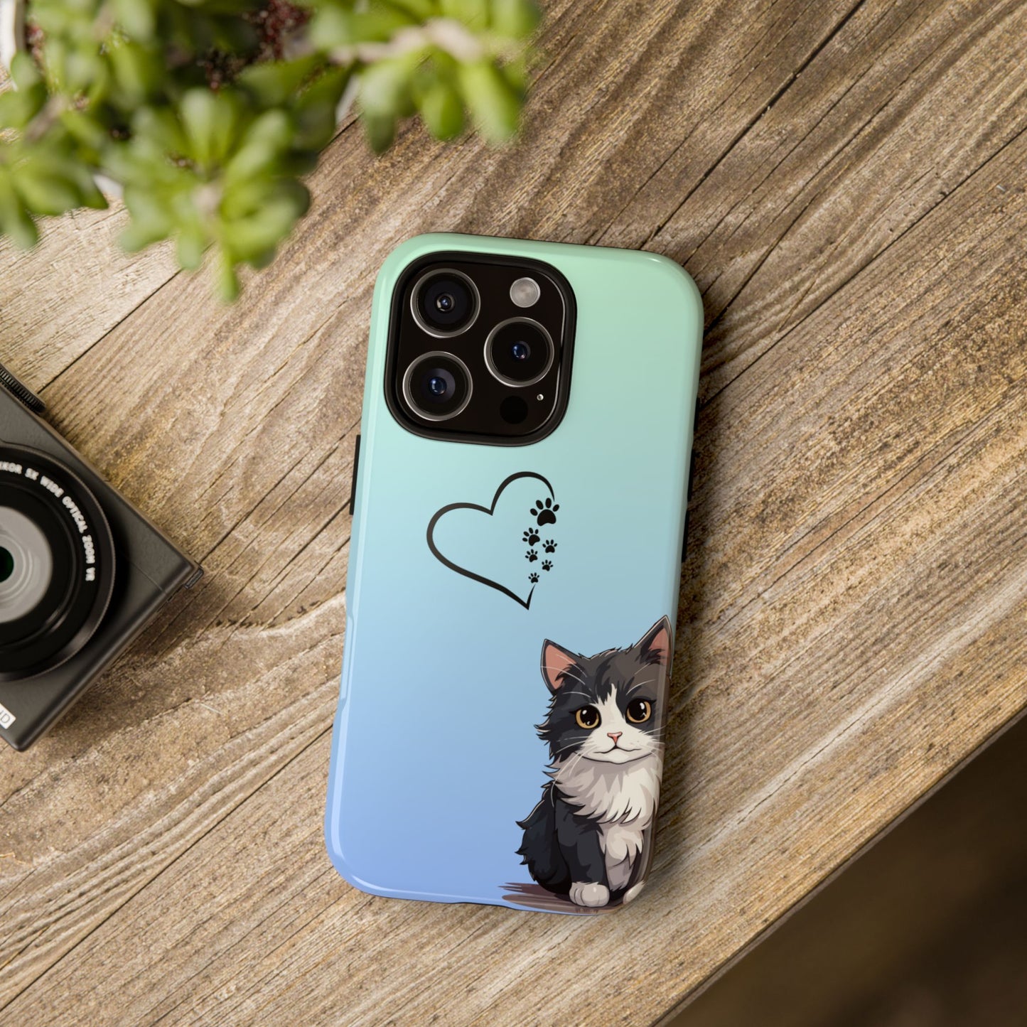 Tough Phone Case, Cute and Stylish Glossy Finish, Trendy Durable Design, Smartphone Protection