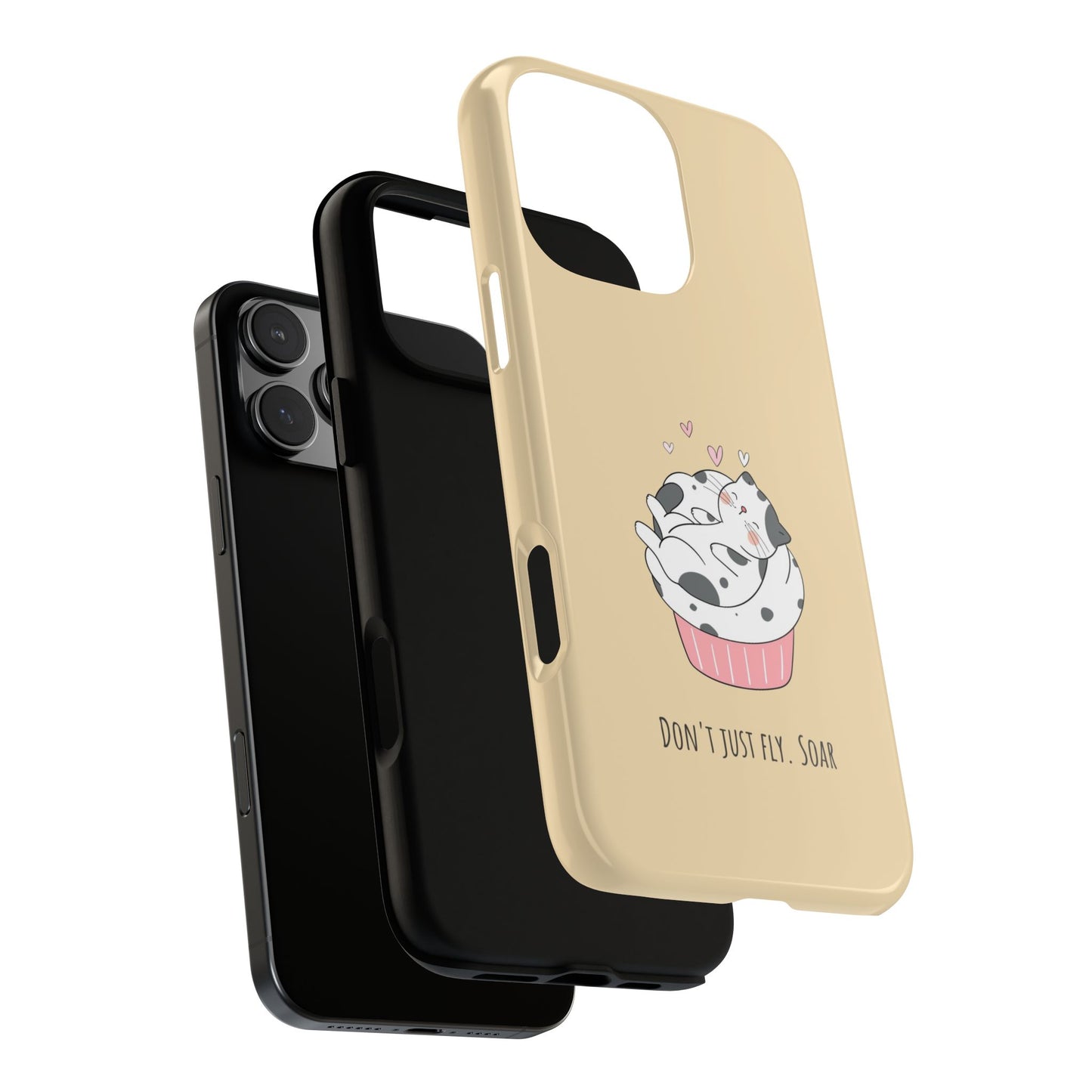 Tough Phone Case, Glossy Cute Design, Durable and Stylish, Trendy Smartphone Cover for Daily Use