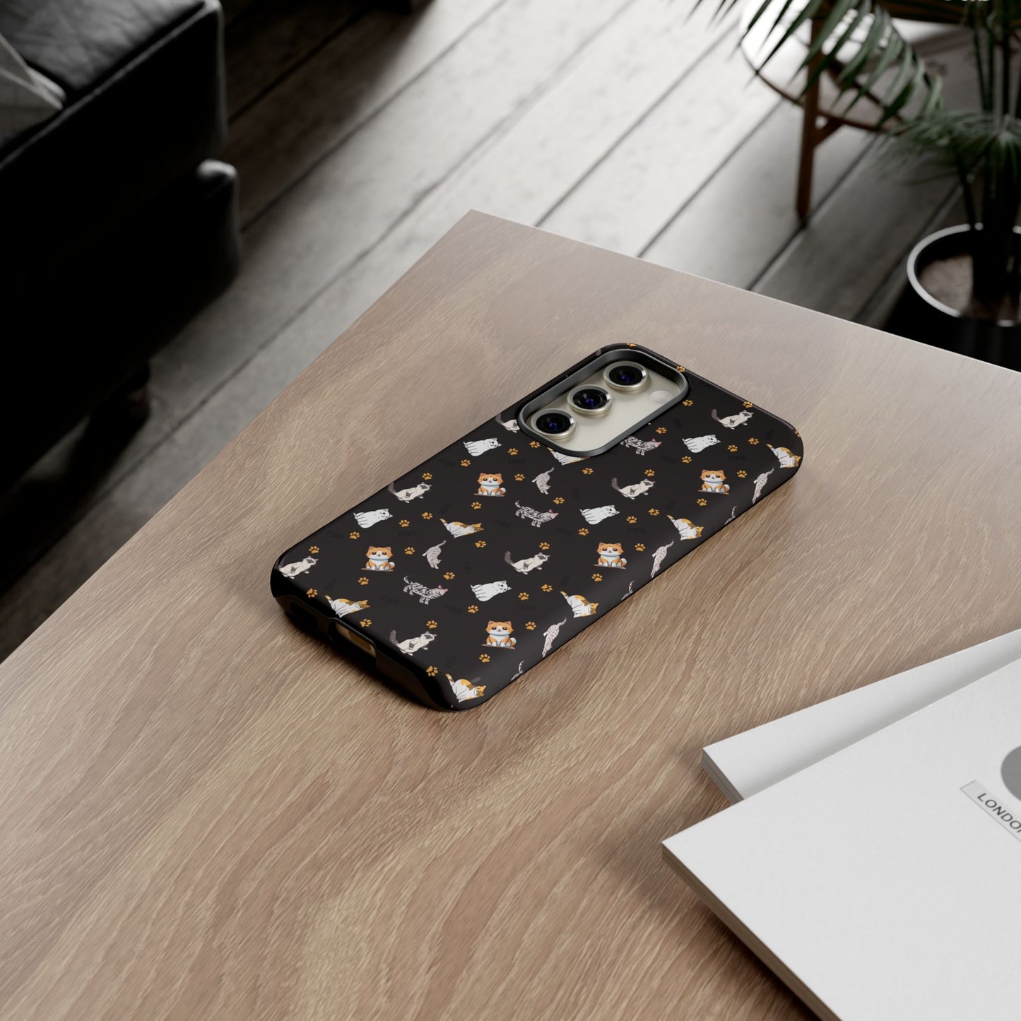 Durable Tough Phone Case, Stylish Glossy Finish, Trendy Cute Design, Everyday Protection for Smartphones