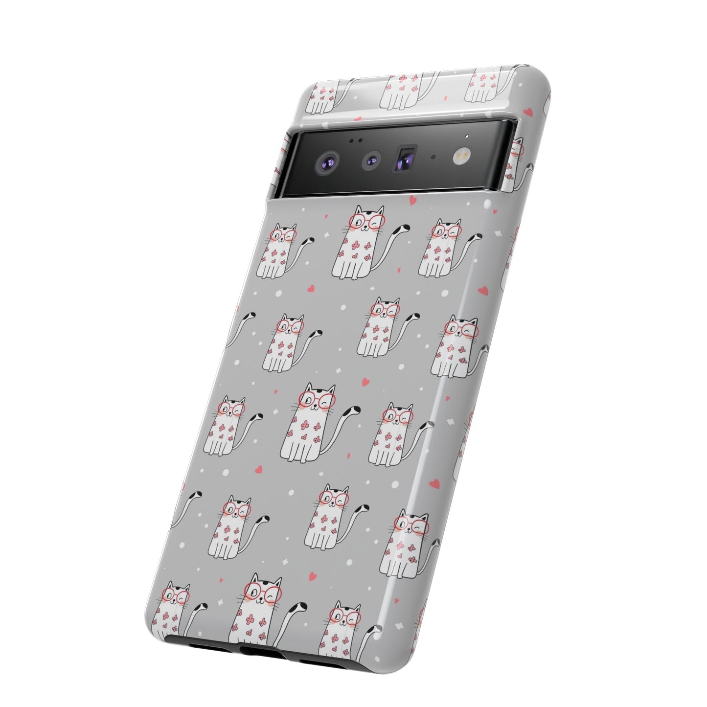 Durable Tough Phone Case, Stylish Glossy Cover, Trendy Cute Design, Perfect for Smartphone Use