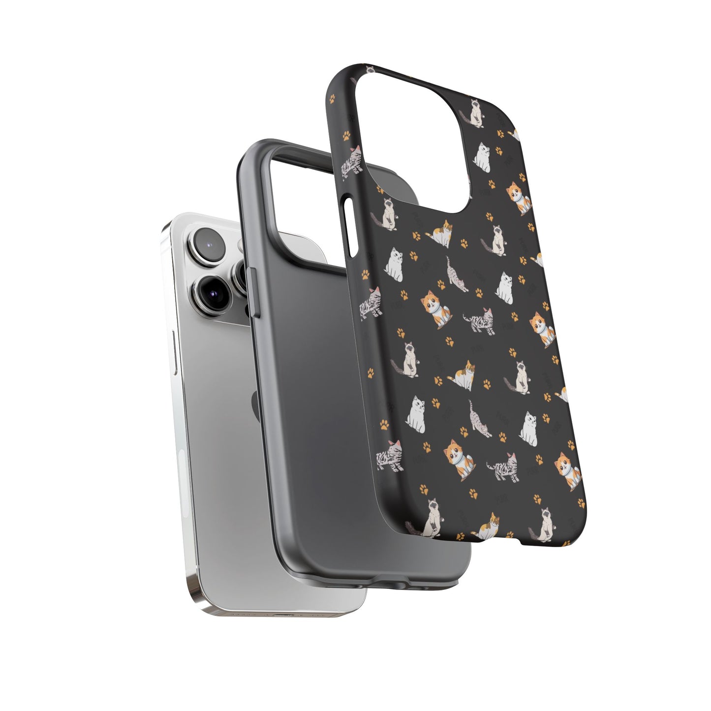 Durable Tough Phone Case, Stylish Glossy Finish, Trendy Cute Design, Everyday Protection for Smartphones