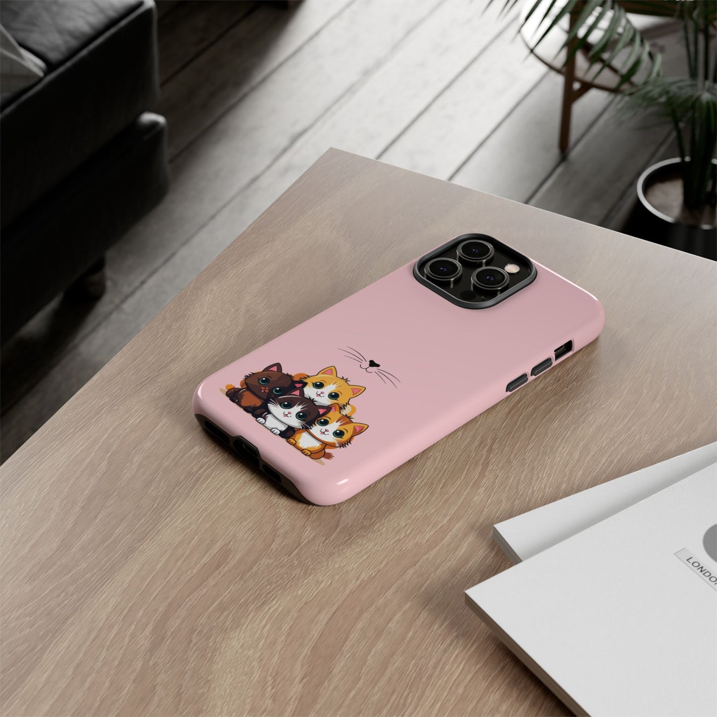 Durable Tough Phone Case, Glossy Stylish Finish, Trendy and Cute Design, Fashionable Everyday Smartphone Cover