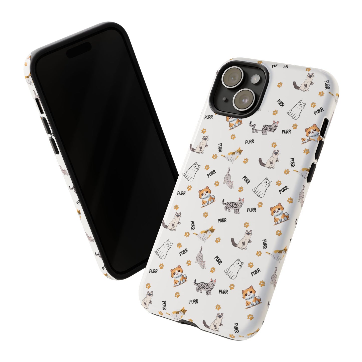 Tough Phone Case, Glossy Finish, Trendy and Cute, Durable Smartphone Protection for Daily Us