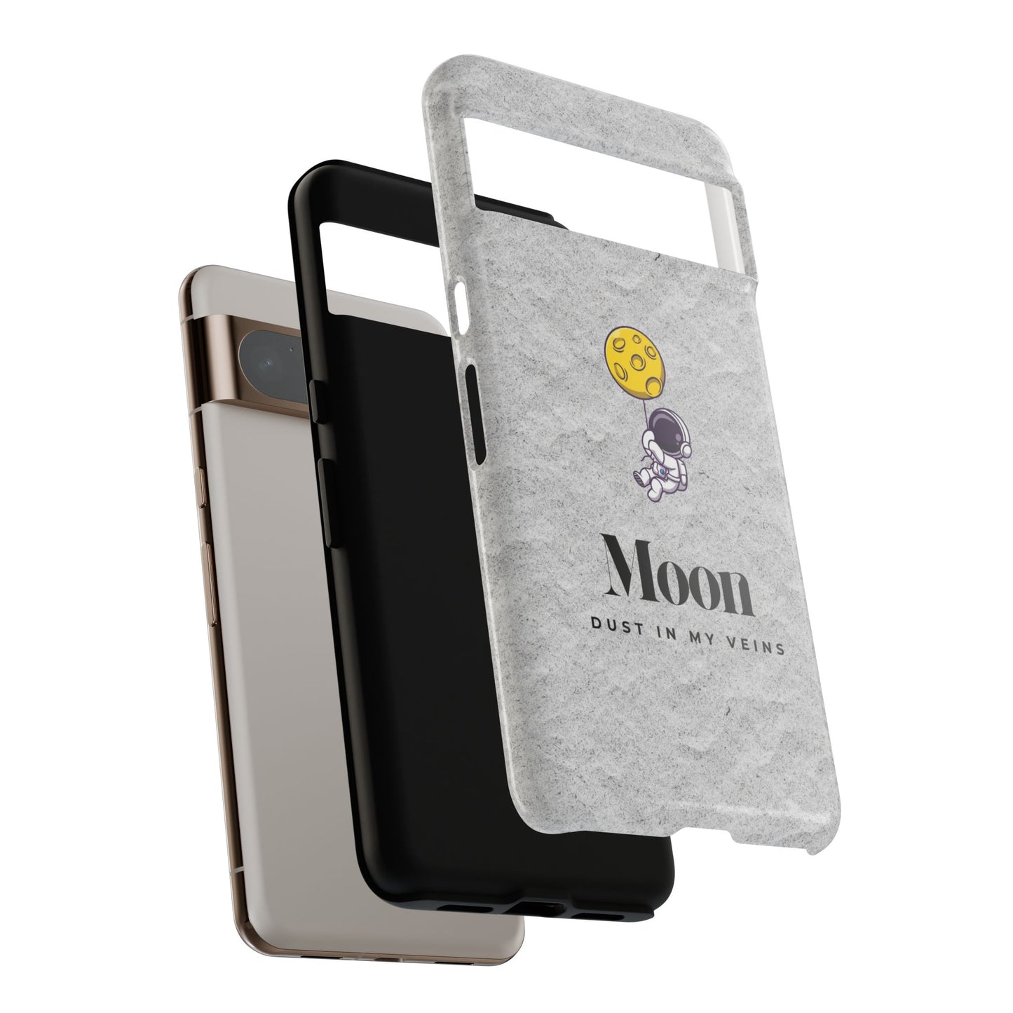 Astronaut Moon Phone Case - "Dust in My Veins" Durable Tough Case