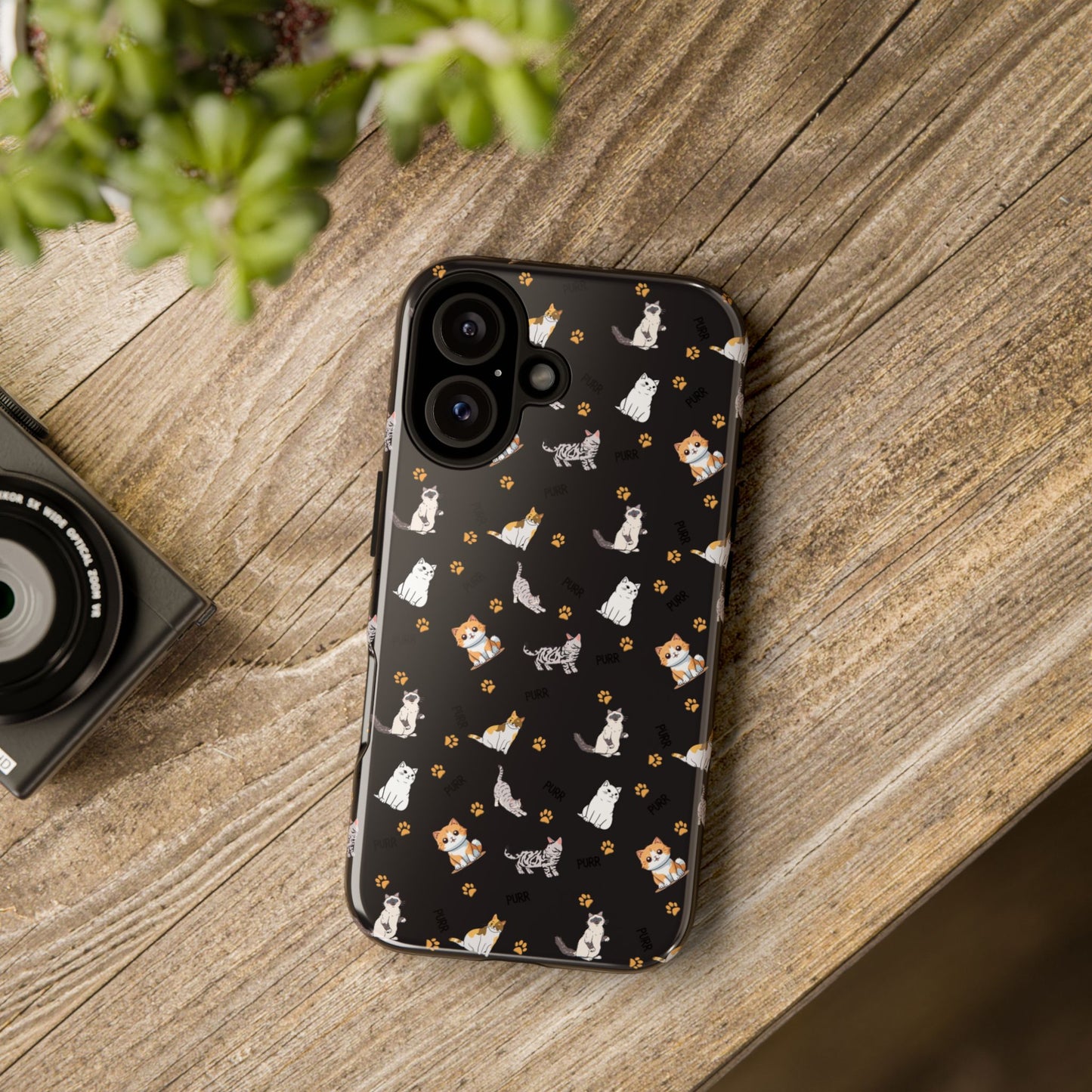 Durable Tough Phone Case, Stylish Glossy Finish, Trendy Cute Design, Everyday Protection for Smartphones