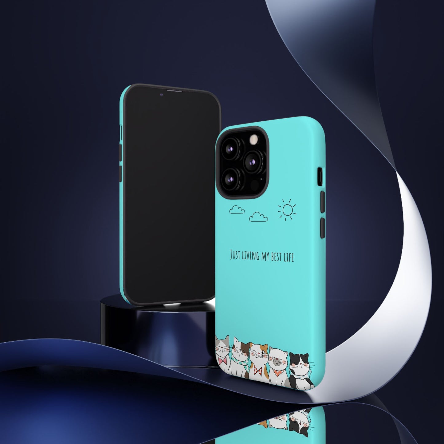 Durable Tough Phone Case, Stylish Trendy Glossy Finish, Cute Design for Smartphone Protection