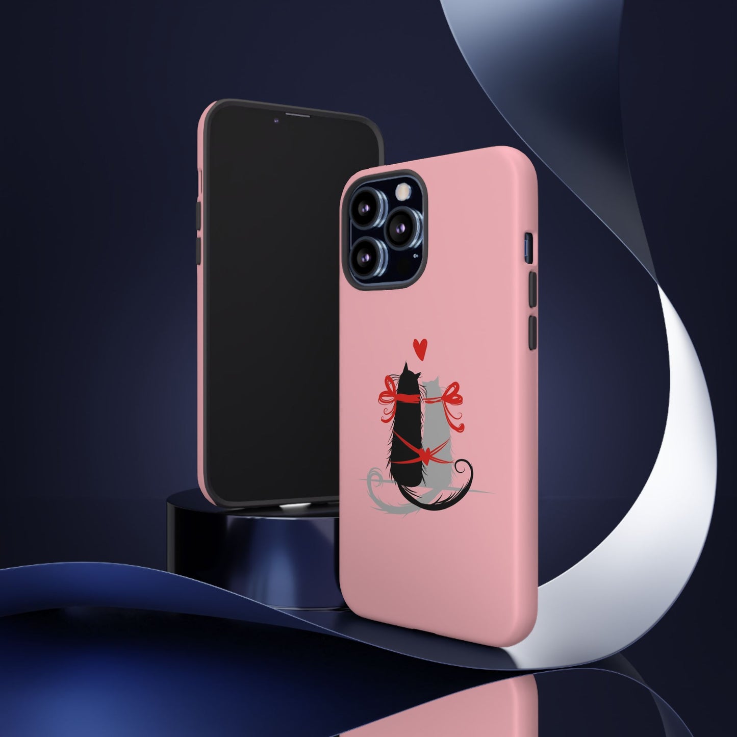 Cute Tough Phone Case, Trendy Glossy Finish, Durable and Fashionable, Stylish Everyday Cover, Smartphone Protection