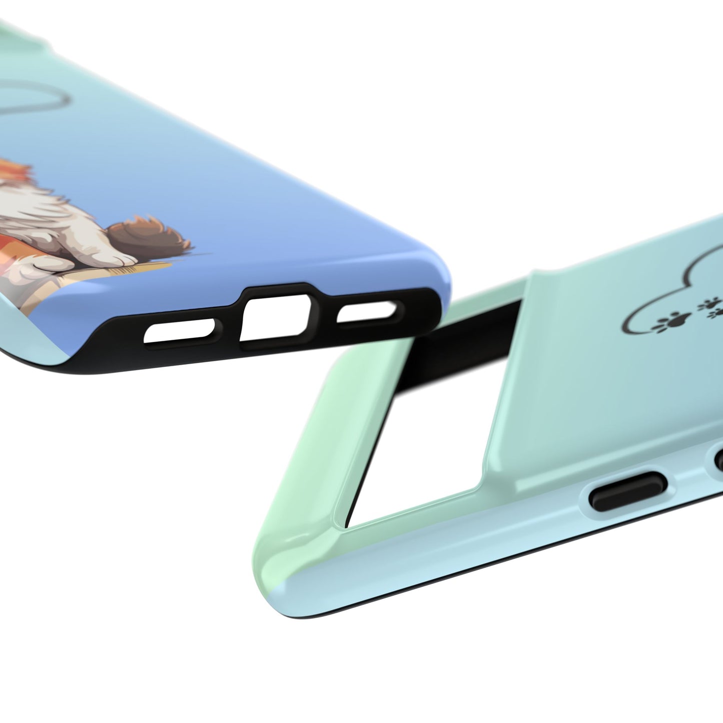 Trendy Tough Phone Case, Glossy Finish, Durable and Stylish, Cute Design for Smartphone Protection