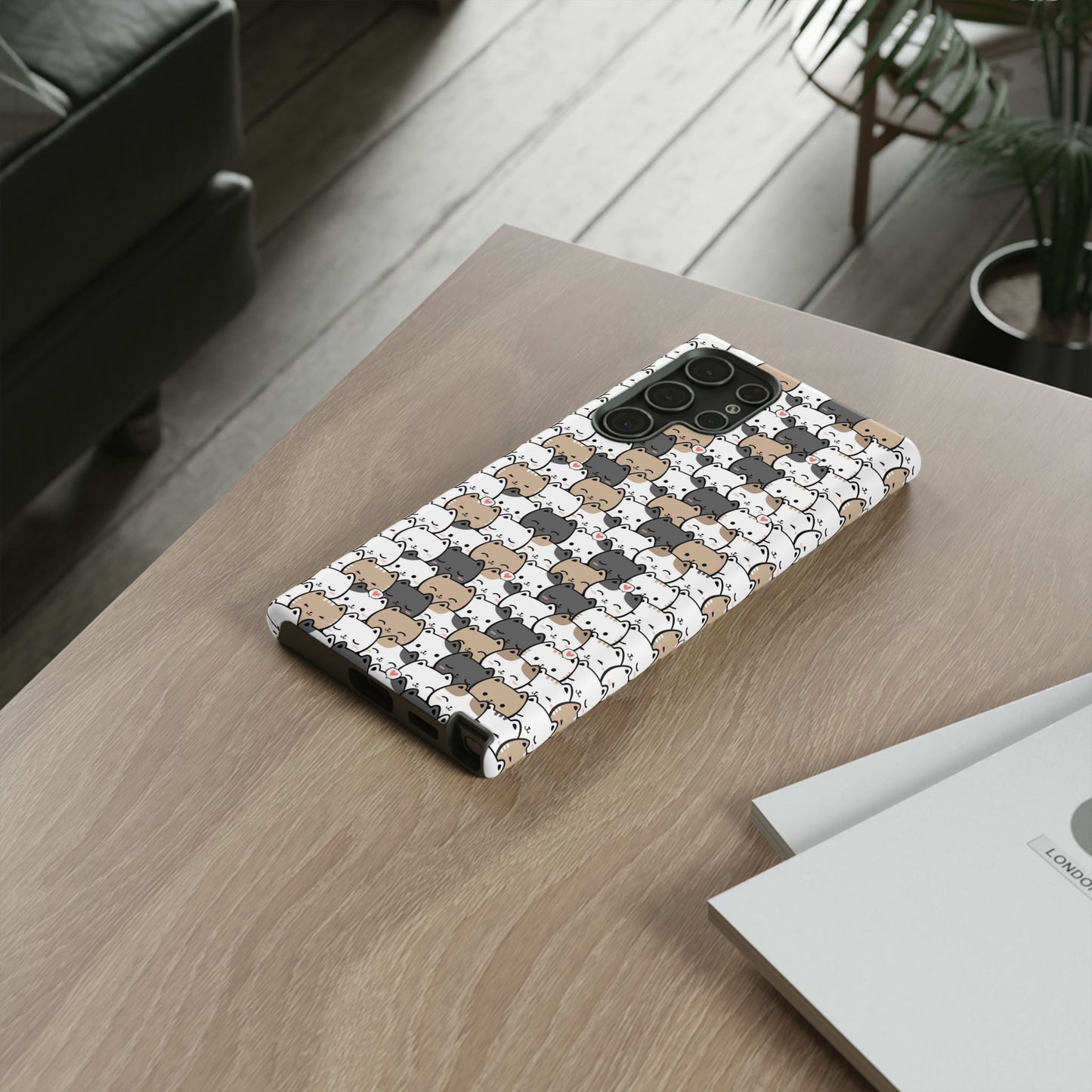 Tough Phone Case, Glossy Cute Finish, Durable and Stylish Design, Trendy Smartphone Protection