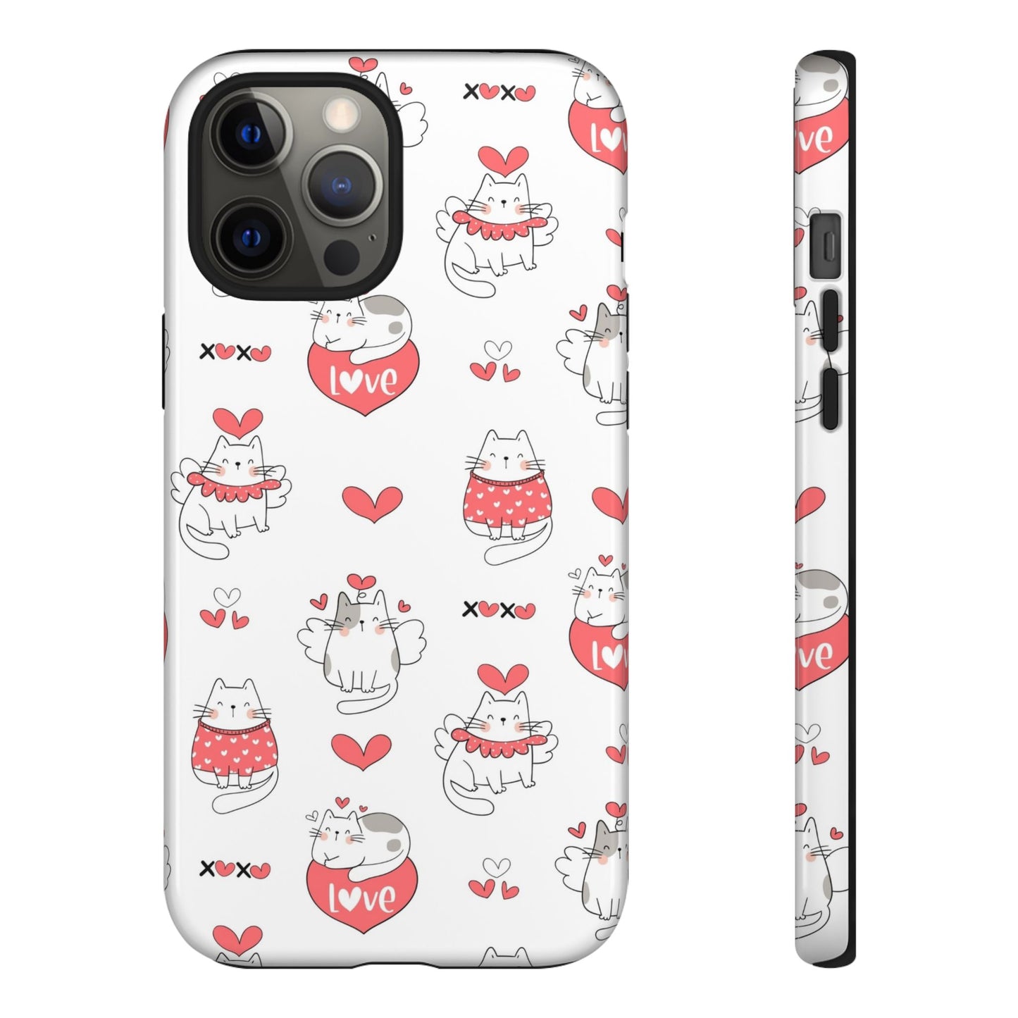 Durable Tough Phone Case, Trendy Glossy Cover, Stylish Cute Design, Perfect for Smartphone Protection