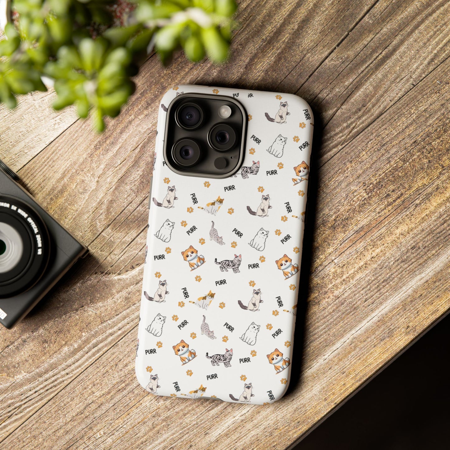 Tough Phone Case, Glossy Finish, Trendy and Cute, Durable Smartphone Protection for Daily Us