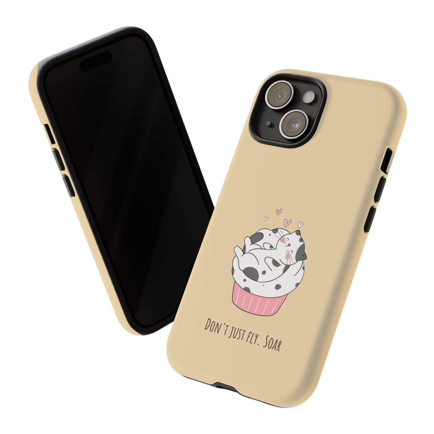 Tough Phone Case, Glossy Cute Design, Durable and Stylish, Trendy Smartphone Cover for Daily Use