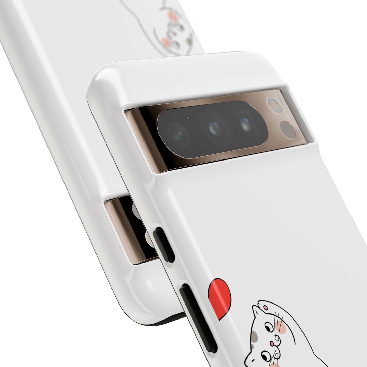 Tough Phone Case, Cute and Stylish Design, Durable Glossy Finish, Trendy Smartphone Protection for Daily Use