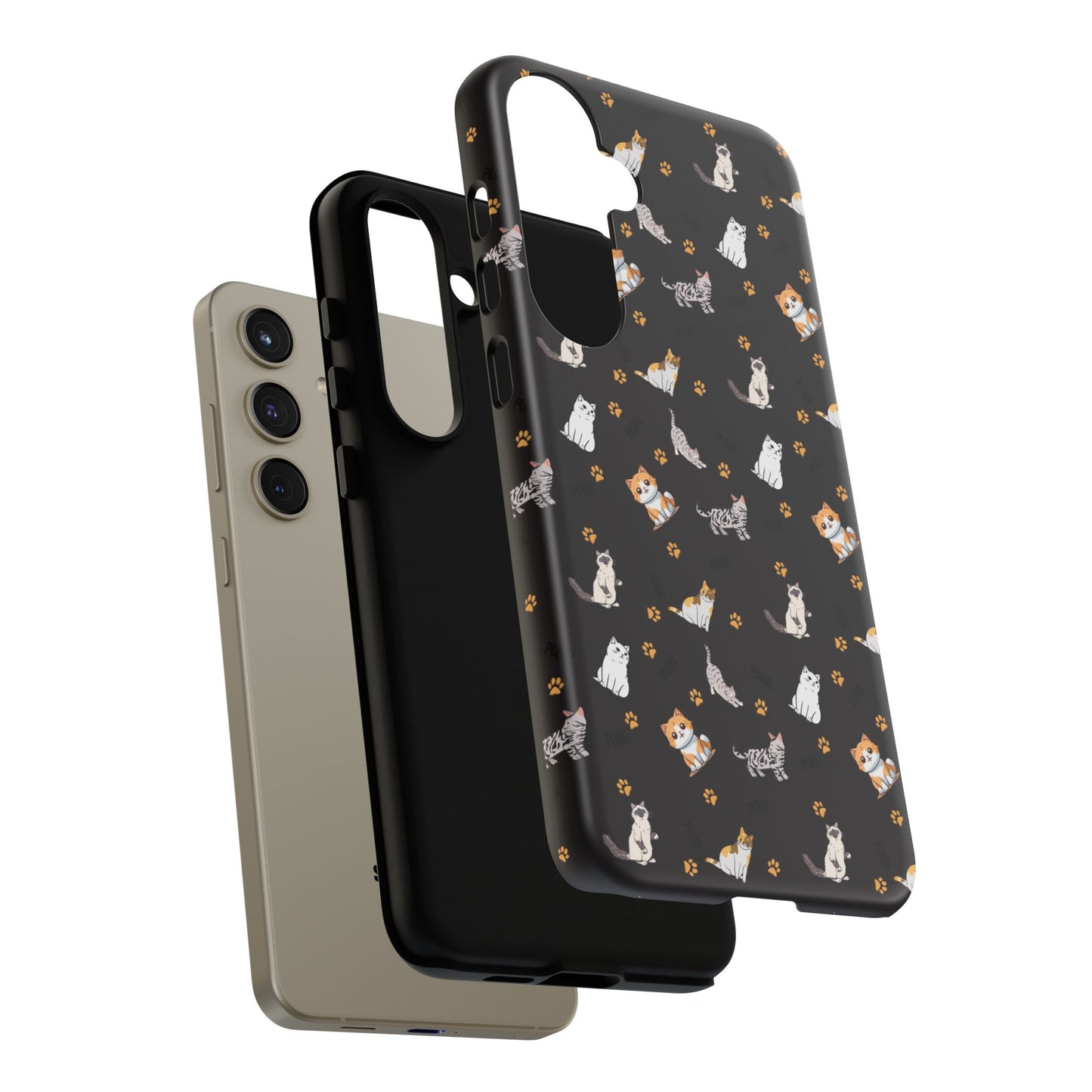 Durable Tough Phone Case, Stylish Glossy Finish, Trendy Cute Design, Everyday Protection for Smartphones