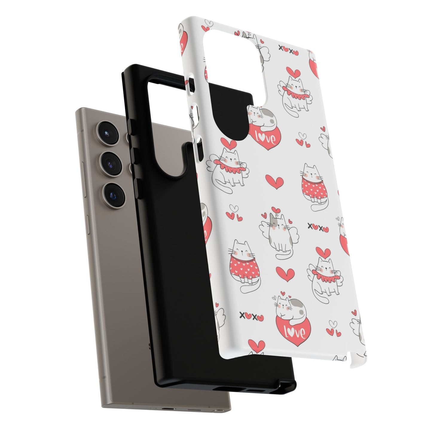 Durable Tough Phone Case, Trendy Glossy Cover, Stylish Cute Design, Perfect for Smartphone Protection