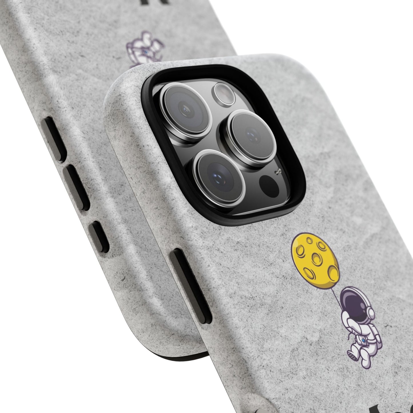 Astronaut Moon Phone Case - "Dust in My Veins" Durable Tough Case