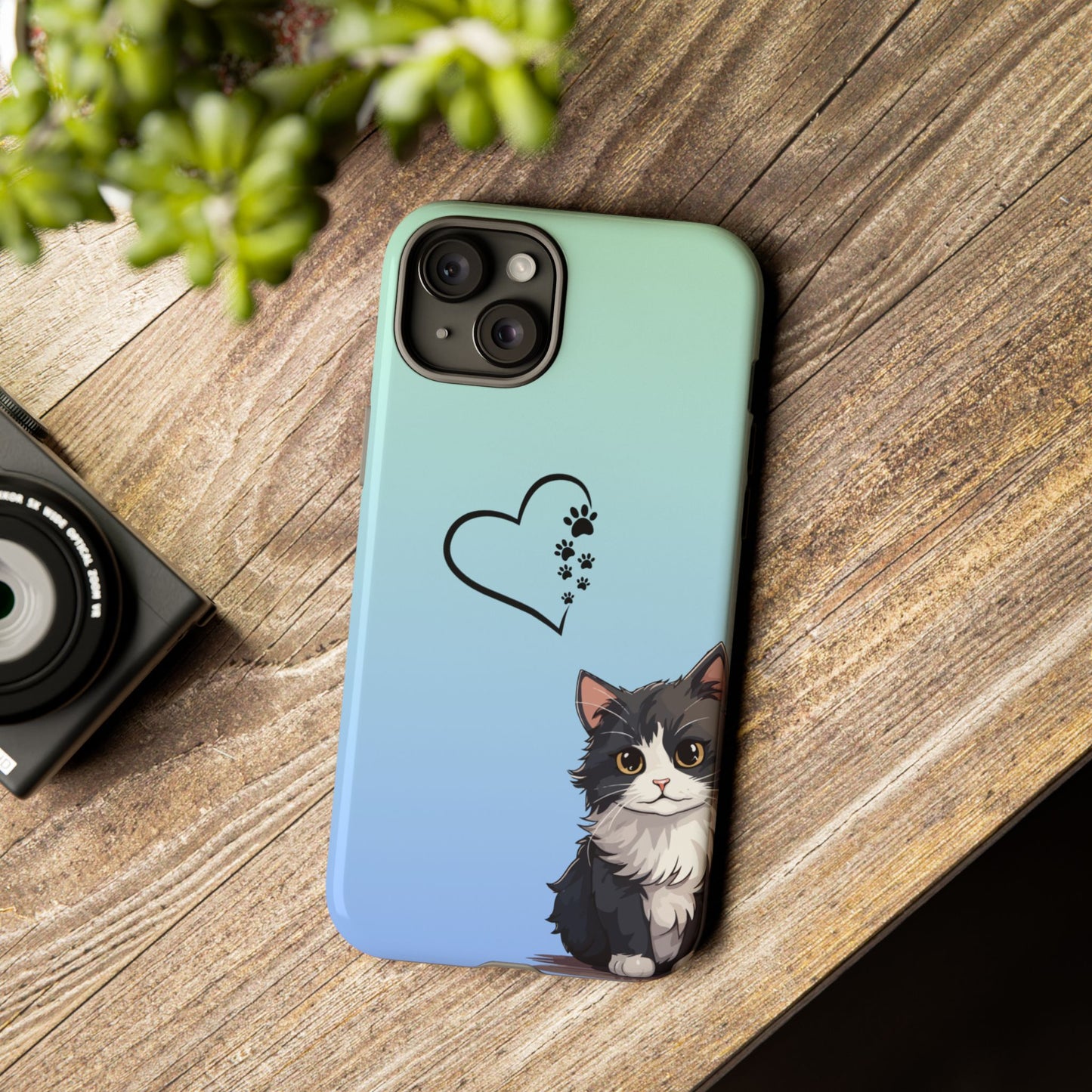 Tough Phone Case, Cute and Stylish Glossy Finish, Trendy Durable Design, Smartphone Protection