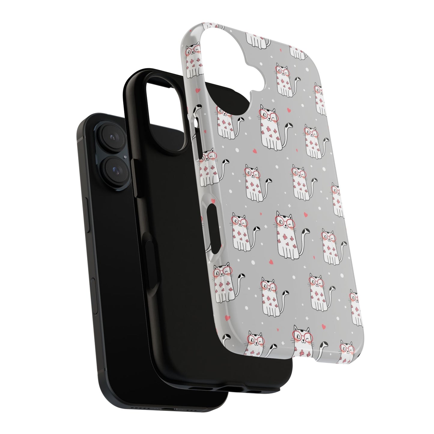 Durable Tough Phone Case, Stylish Glossy Cover, Trendy Cute Design, Perfect for Smartphone Use