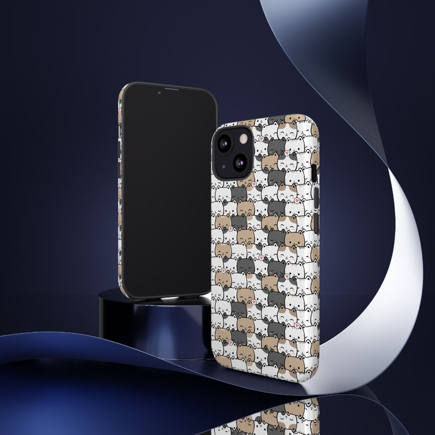 Tough Phone Case, Glossy Cute Finish, Durable and Stylish Design, Trendy Smartphone Protection