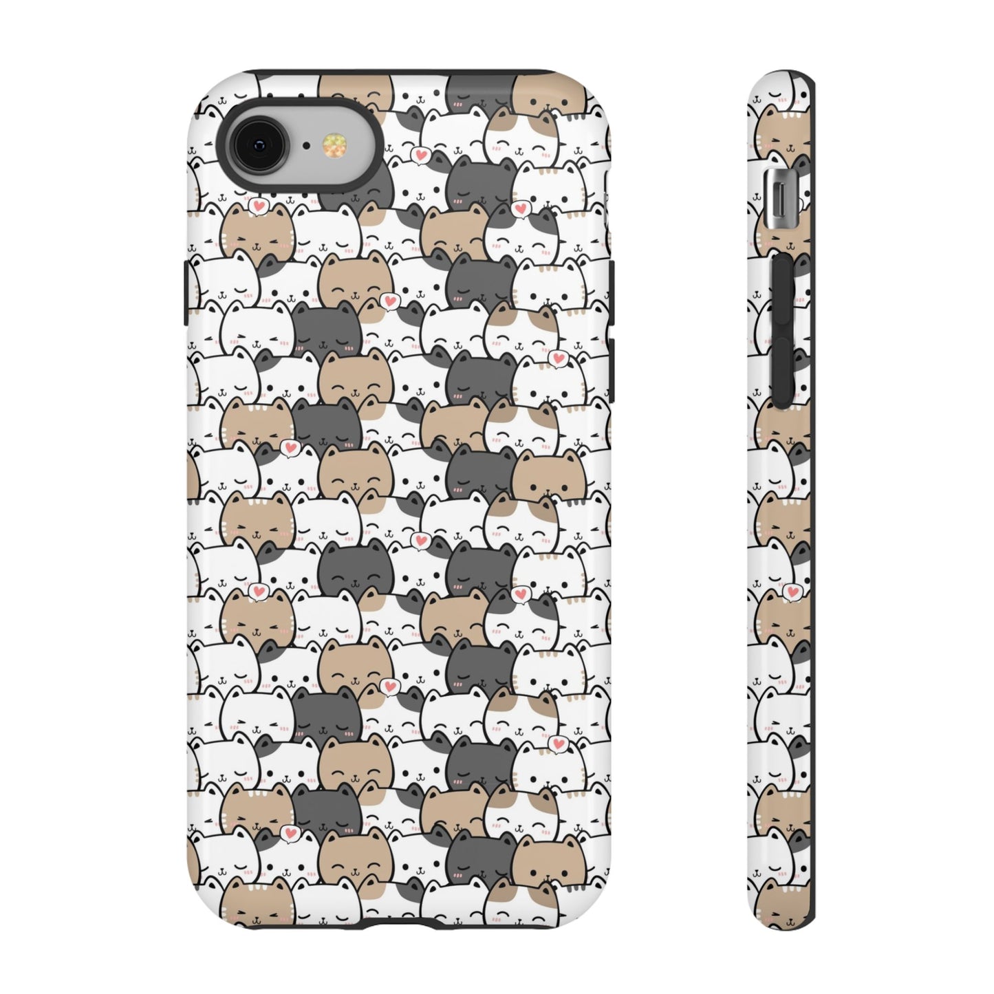 Tough Phone Case, Glossy Cute Finish, Durable and Stylish Design, Trendy Smartphone Protection