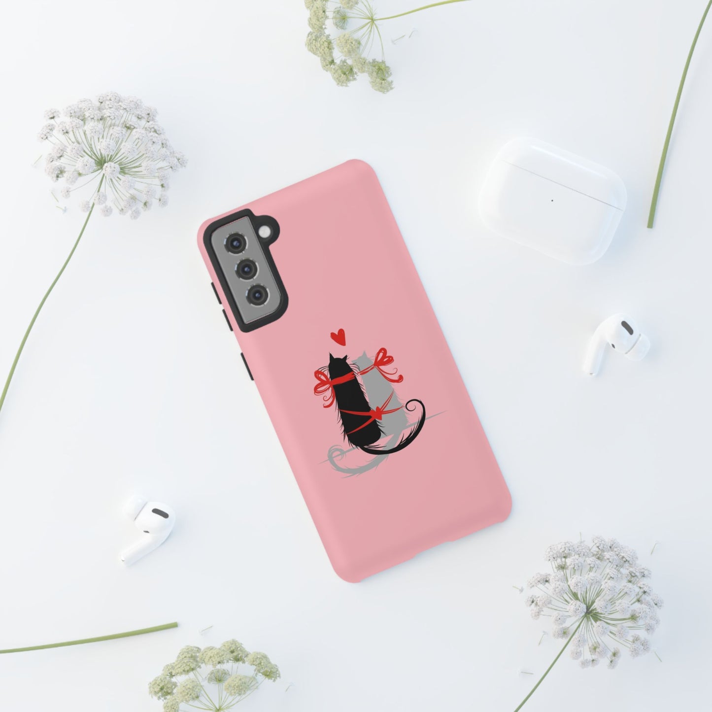 Cute Tough Phone Case, Trendy Glossy Finish, Durable and Fashionable, Stylish Everyday Cover, Smartphone Protection