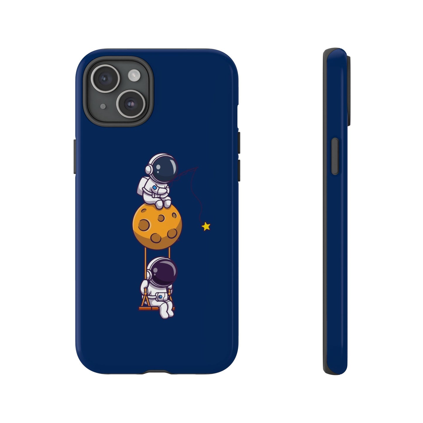 Astronaut Adventure Phone Case - Galaxy Design with Space Explorers