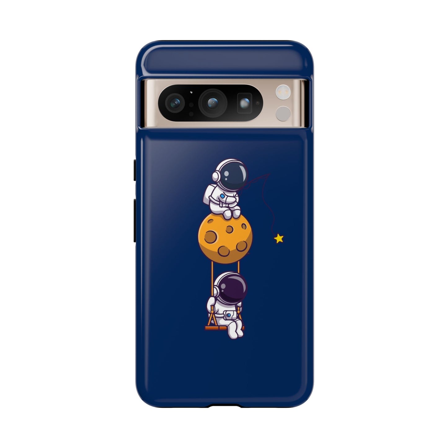 Astronaut Adventure Phone Case - Galaxy Design with Space Explorers