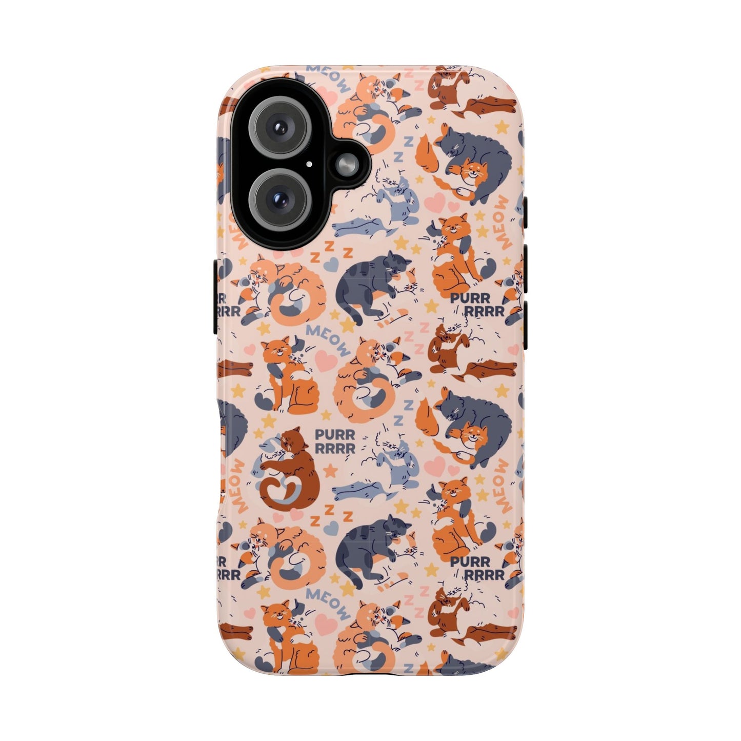 Durable Tough Phone Case, Trendy Cute Glossy Design, Stylish Smartphone Protection for Everyday Use