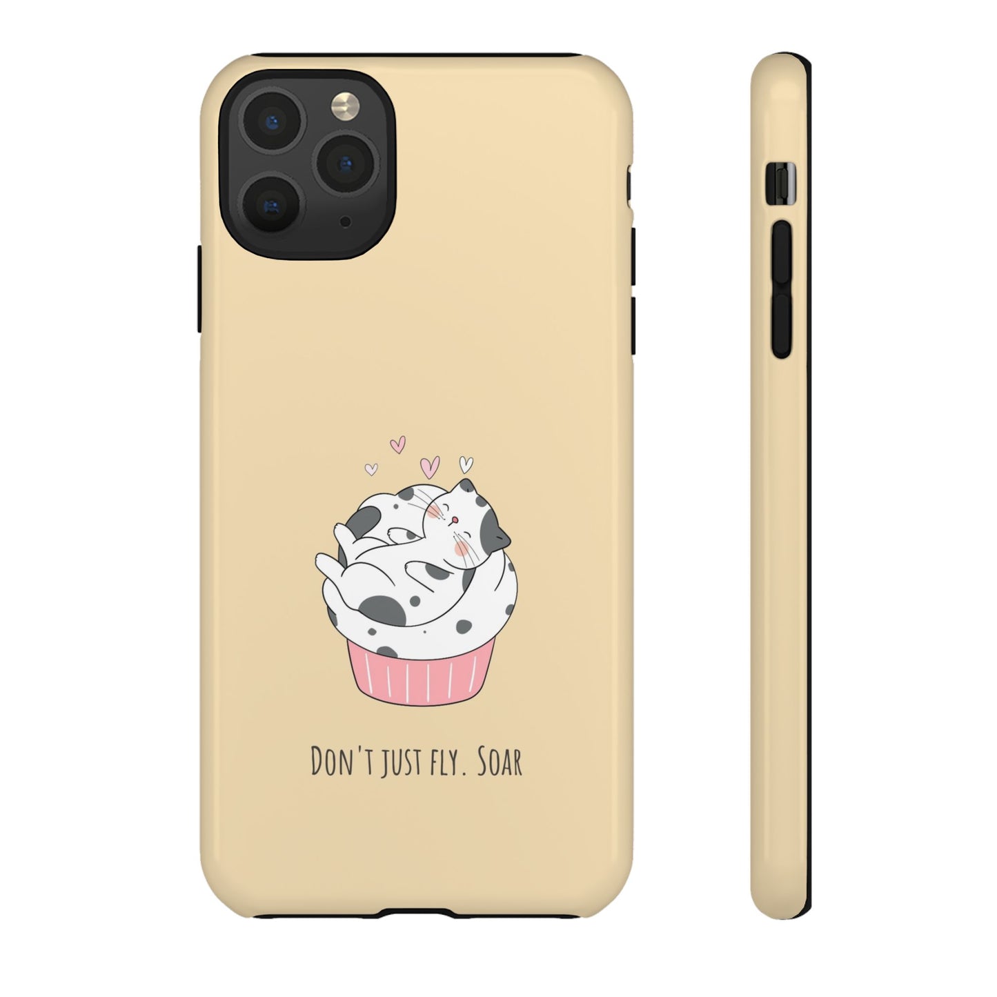 Tough Phone Case, Glossy Cute Design, Durable and Stylish, Trendy Smartphone Cover for Daily Use