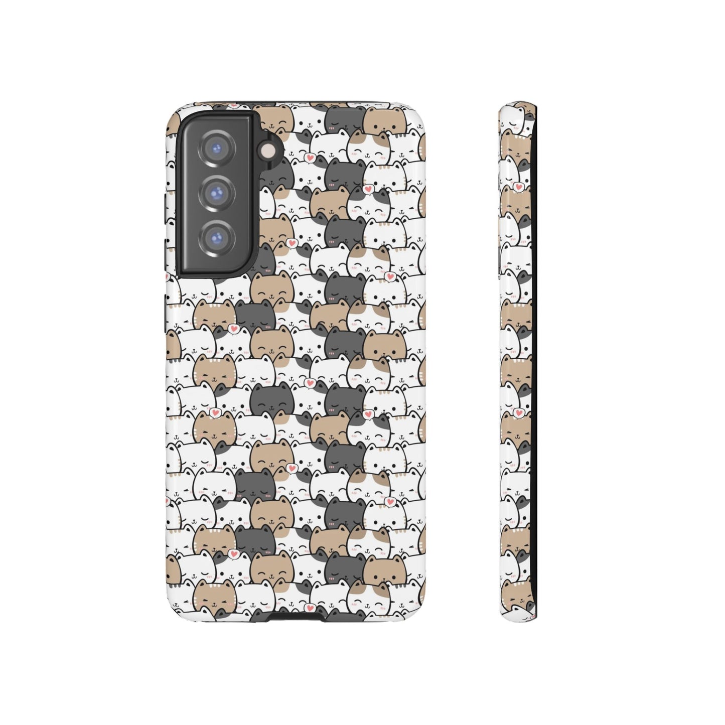 Tough Phone Case, Glossy Cute Finish, Durable and Stylish Design, Trendy Smartphone Protection