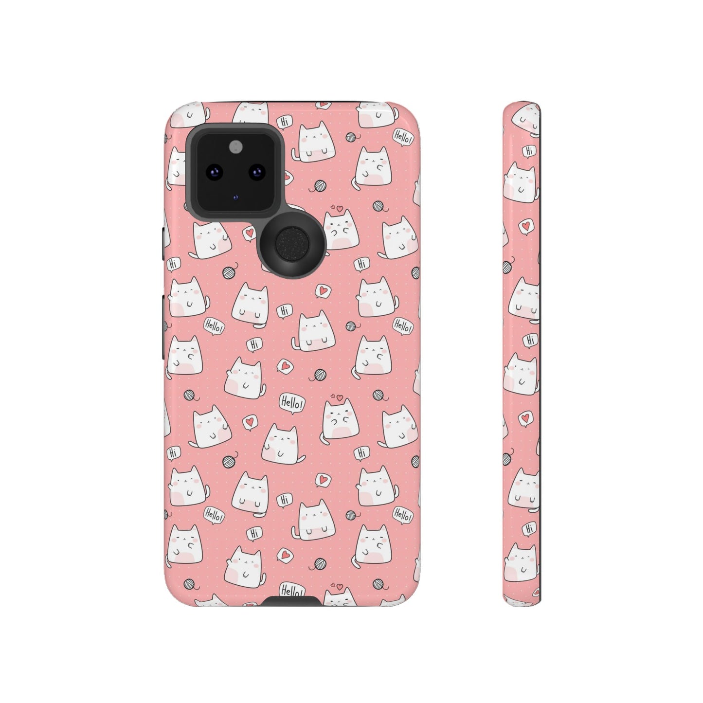 Tough Phone Case, Durable Glossy Cover, Trendy Stylish Design, Cute Protection for Smartphones
