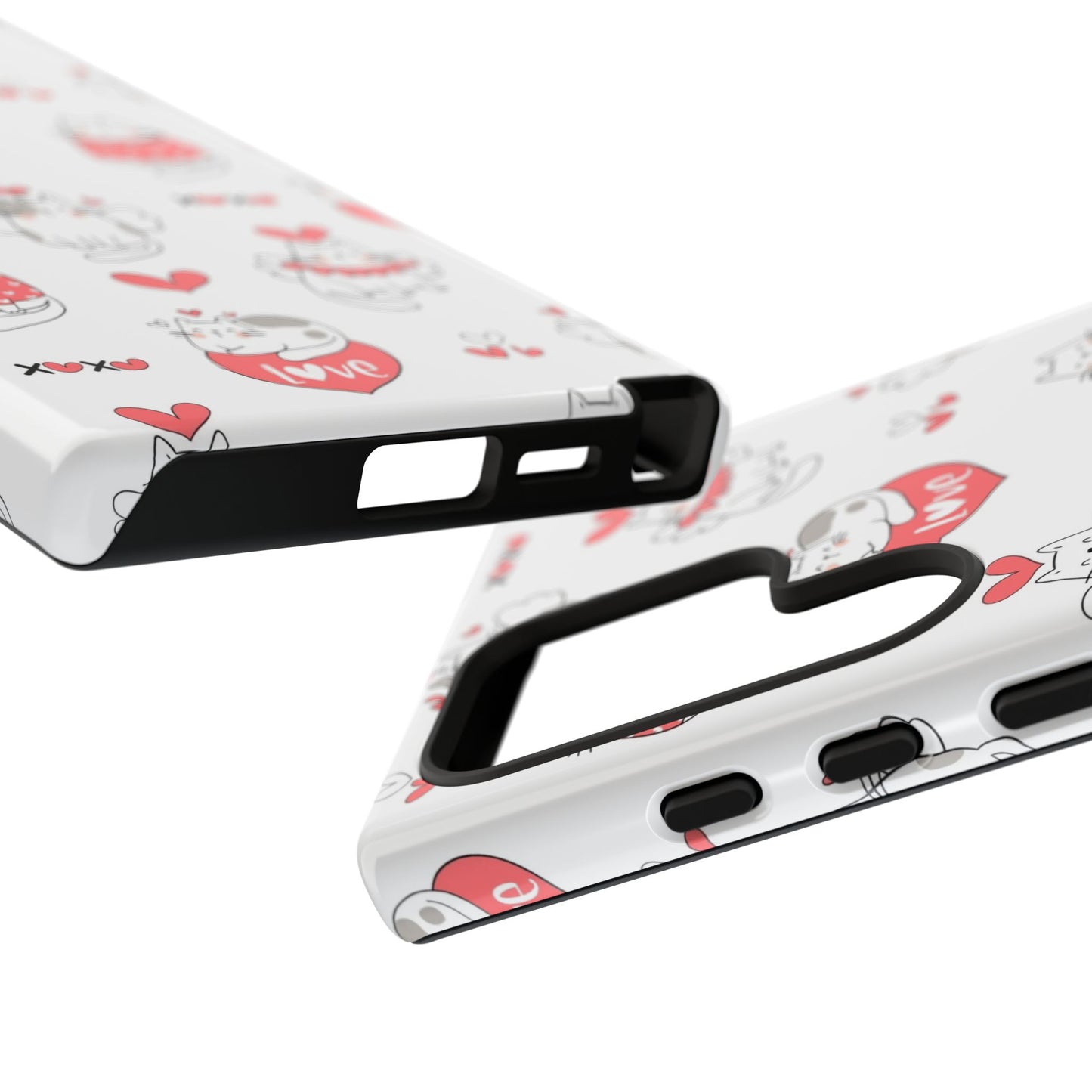 Durable Tough Phone Case, Trendy Glossy Cover, Stylish Cute Design, Perfect for Smartphone Protection