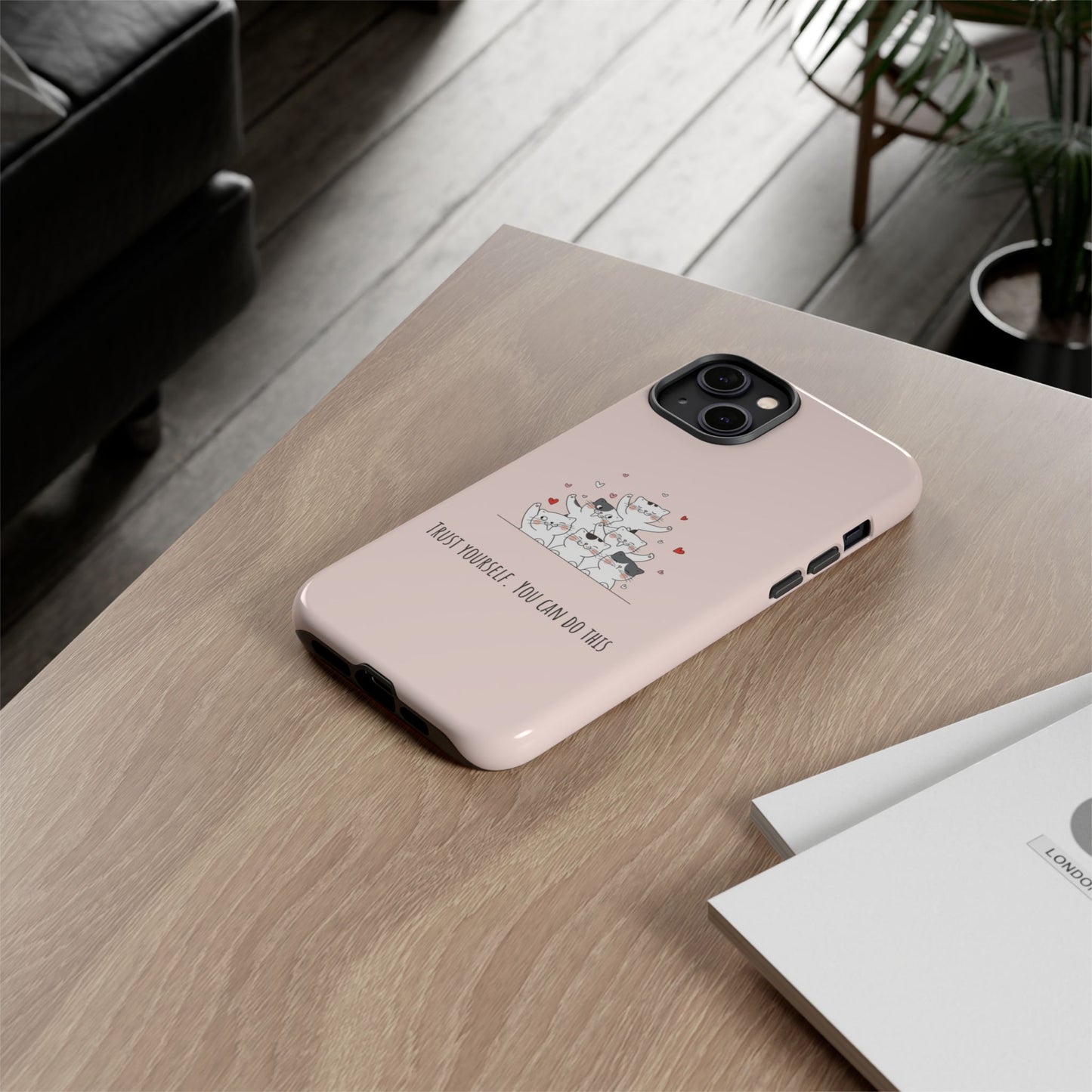 Tough Phone Case, Stylish Glossy Finish, Durable Design, Cute and Trendy Cover for Smartphones