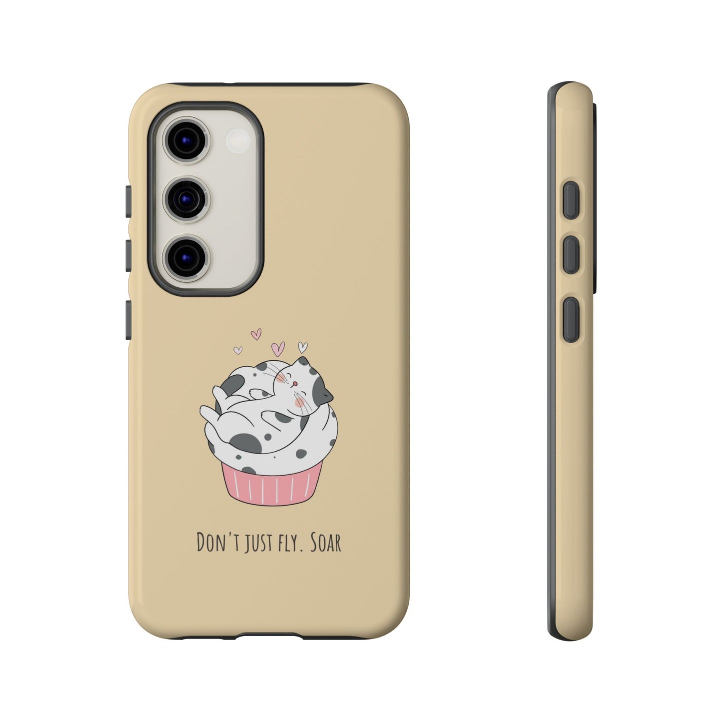 Tough Phone Case, Glossy Cute Design, Durable and Stylish, Trendy Smartphone Cover for Daily Use