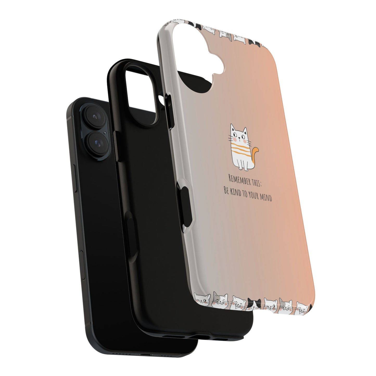 Durable Tough Phone Case, Cute Stylish Design, Glossy Trendy Cover for Smartphone Protection