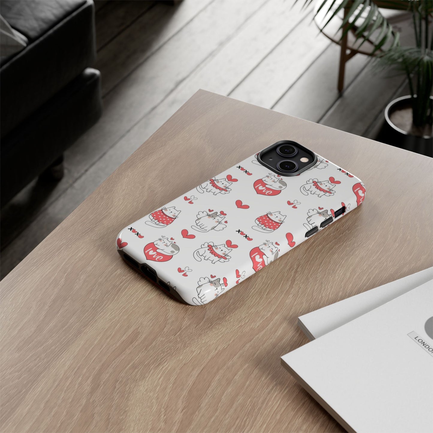 Durable Tough Phone Case, Trendy Glossy Cover, Stylish Cute Design, Perfect for Smartphone Protection