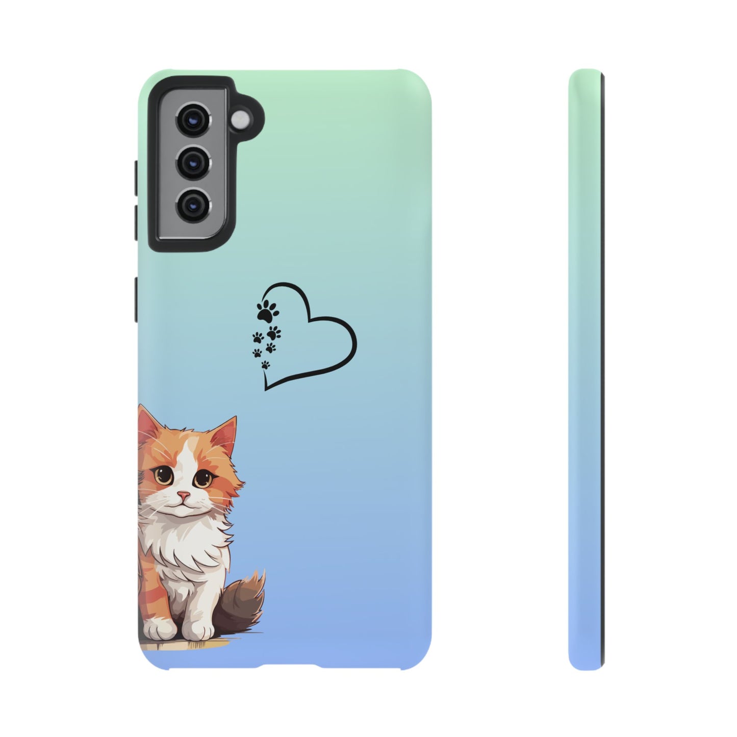 Trendy Tough Phone Case, Glossy Finish, Durable and Stylish, Cute Design for Smartphone Protection