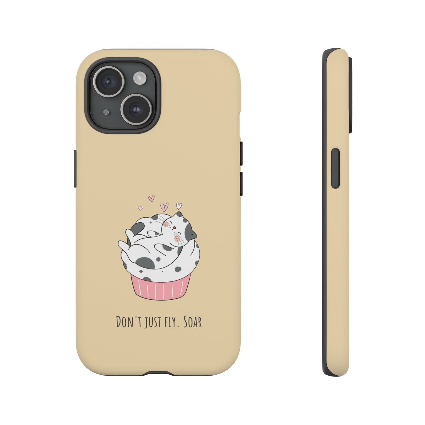 Tough Phone Case, Glossy Cute Design, Durable and Stylish, Trendy Smartphone Cover for Daily Use