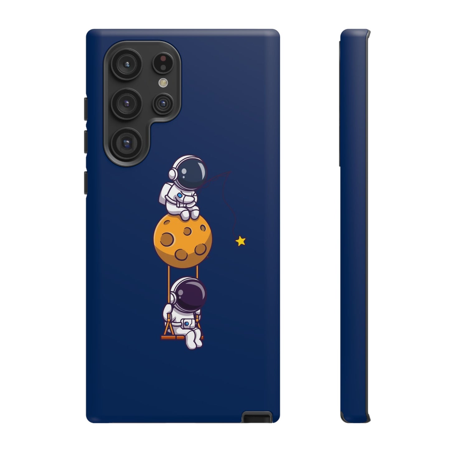 Astronaut Adventure Phone Case - Galaxy Design with Space Explorers