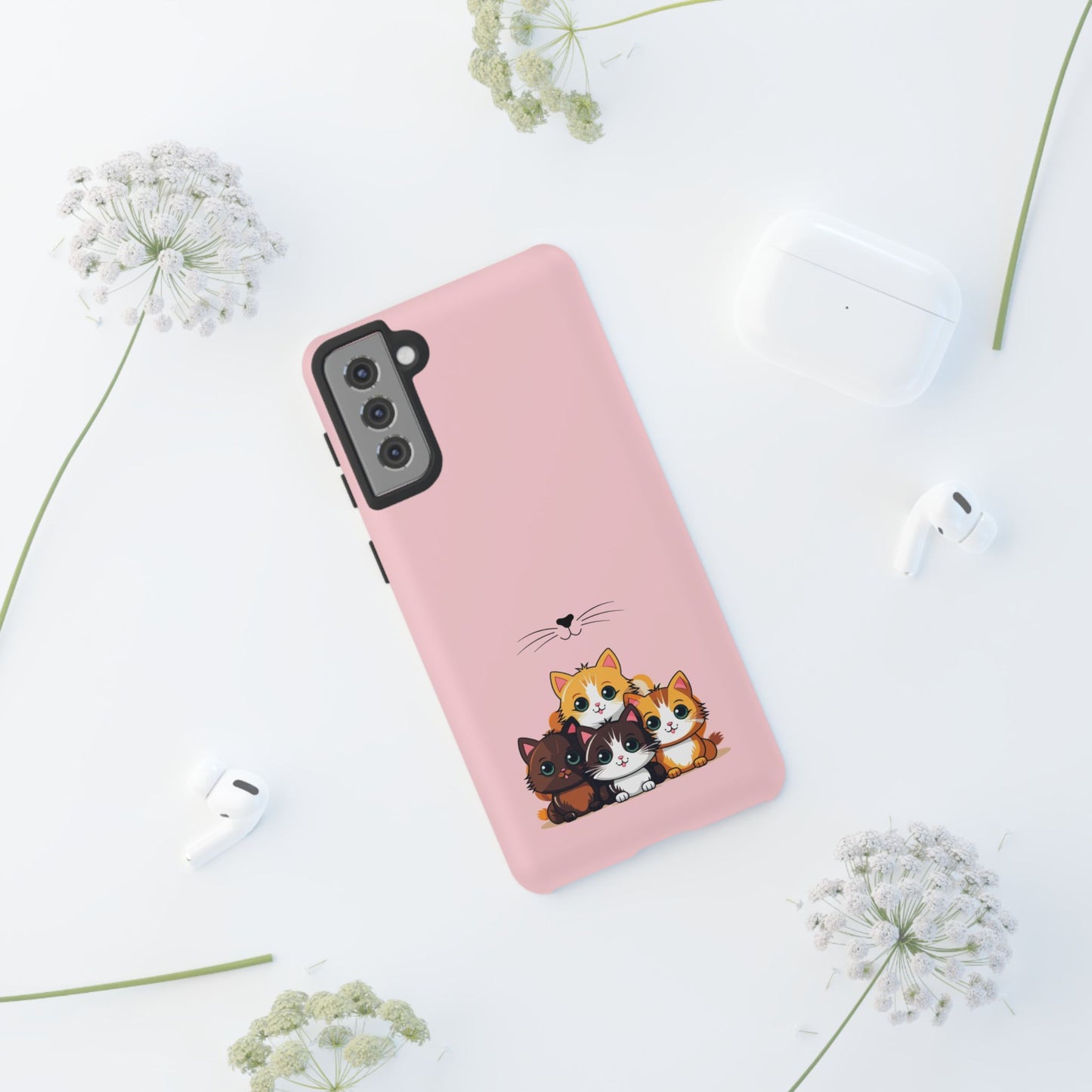 Durable Tough Phone Case, Glossy Stylish Finish, Trendy and Cute Design, Fashionable Everyday Smartphone Cover