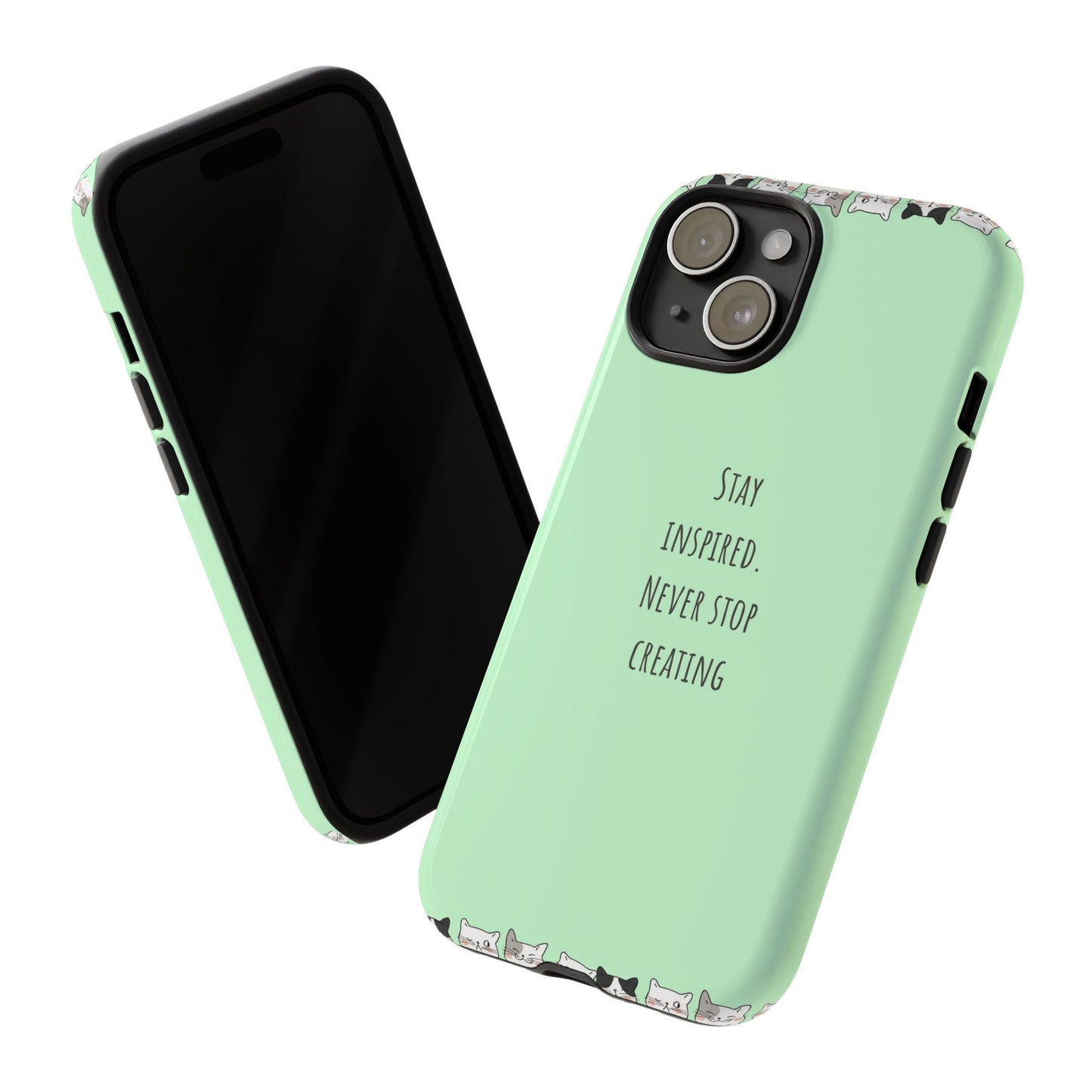 Tough Phone Case, Trendy Durable Glossy Finish, Stylish and Cute Smartphone Cover for Daily Use