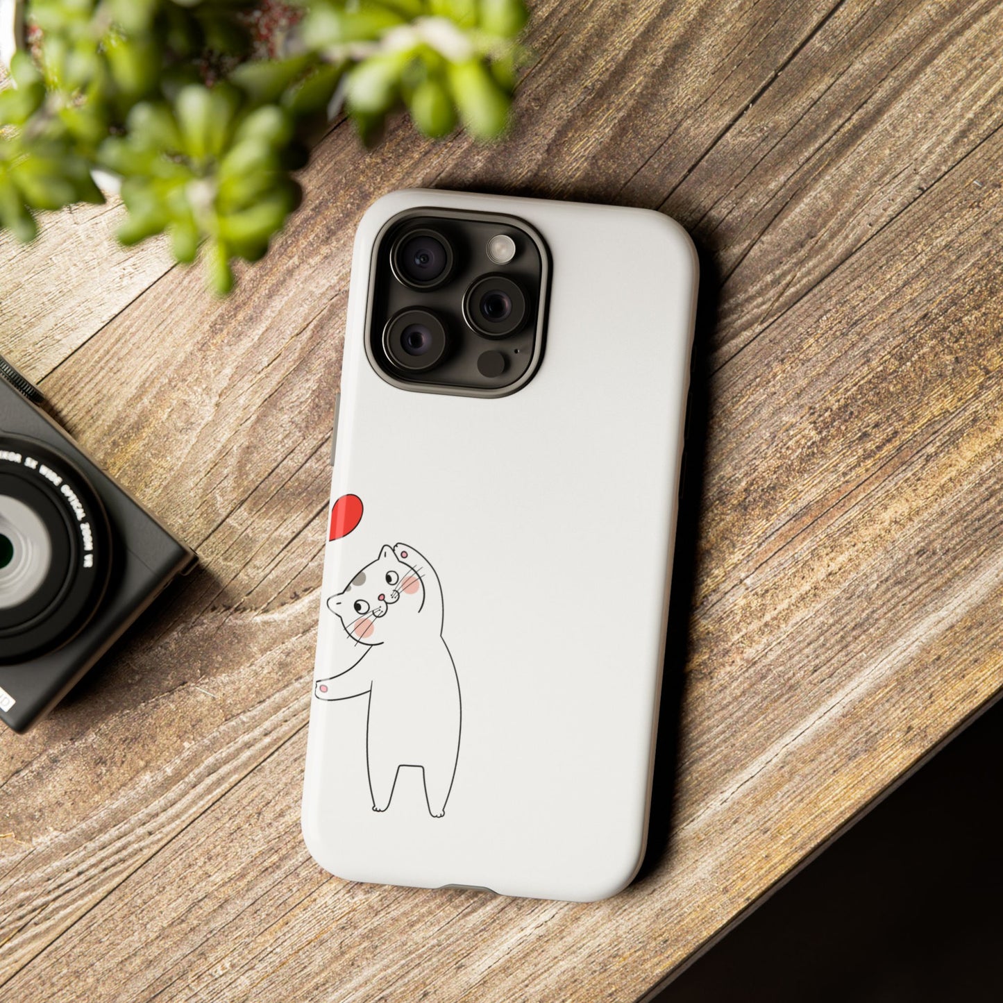 Tough Phone Case, Cute and Stylish Design, Durable Glossy Finish, Trendy Smartphone Protection for Daily Use
