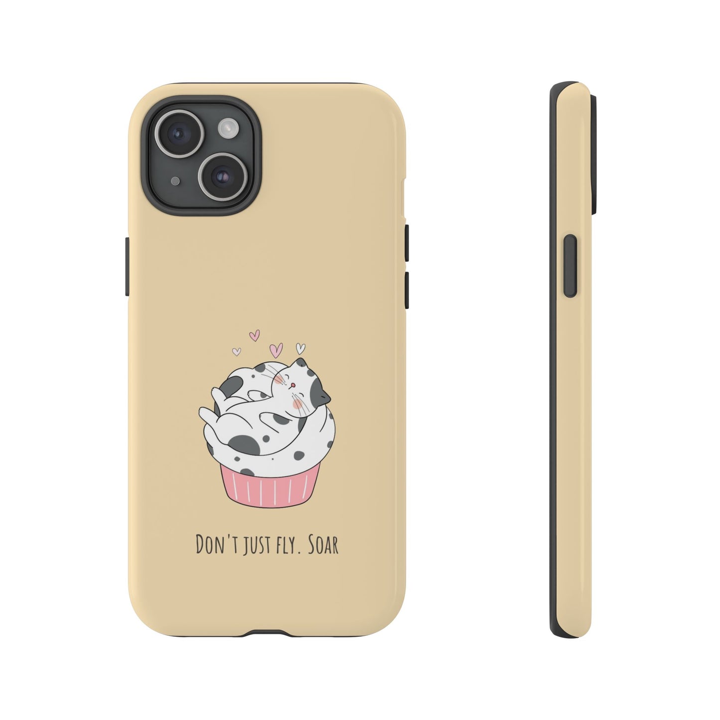 Tough Phone Case, Glossy Cute Design, Durable and Stylish, Trendy Smartphone Cover for Daily Use